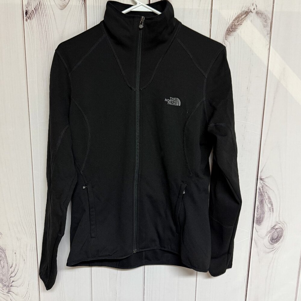 The North Face Lightweight Full-Zip Jacket Women’s L Black EUC‎
